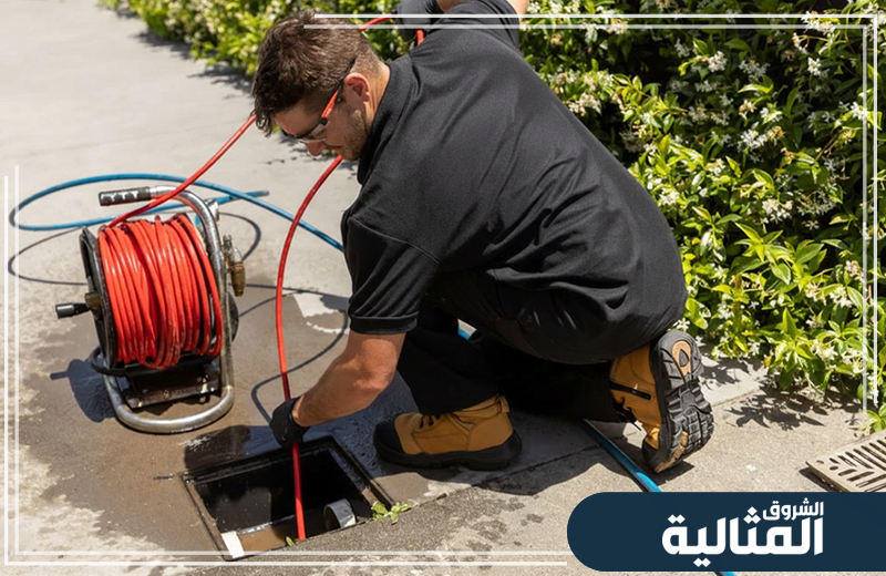 يعتمد الفني خبرته لإزالة الرواسب والأوساخ، مما يعيد المجاري لوضعها المثالي تمامًا.